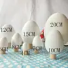 Ovos de Páscoa Transfronteiriços 6/8/12/15cm Branco Puro Ovos para Graffiti DIY Pintados Ovos Artificiais Falsos de Embrião de Proteína de Ganso