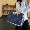 Bolsa de Viaje de Moda Transfronteriza para Viajes Cortos, Gran Capacidad, Separación de Seco y Húmedo, Bolsa para Natación y Fitness, Maleta Expandible