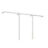 Prateleira de display para loja de roupas cabide de chão cabide de parede para roupas femininas roupas infantis cabide de parede em aço inoxidável cabide de parede com suporte lateral