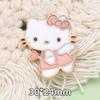 Broche de Gato Estilo Japonés de Dibujos Animados Ropa Bolso Insignia de Metal Colgante Joyería Lindo Dulce Pin Hebilla Accesorios