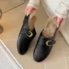 Chinelos Peludos Planos Retrô 2026 Outono/Inverno Novo Estilo Veludo Plus Bico Redondo Corte Baixo Slip-on Bico Fechado Meio Chinelo para Mulheres