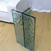 Pernas de Mesa Acrílicas Onduladas, Suporte Reto em T Ondulado, Todas as Pernas de Mesa na Cor Ciano Disponíveis