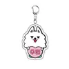 Llavero Acrílico de Texto, Colgante Lindo con Temática de Anime, En Stock, Disponible para Dropshipping