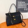Bolsas Fosca Retro Outono e Inverno para Mulheres 2026 Nova Bolsa de Ombro Transversal para o Trabalho Bolsa de Mão Camurça Camurça Bolsa Tote