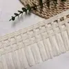 Ventas Directas de Fábrica de Cojines para Sofá de Chenilla, Encaje con Borlas, Encaje con Borlas para Textiles del Hogar, Accesorios de Encaje para Cojín de Sofá