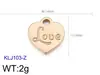 Colgante de Acero Inoxidable en Forma de Corazón Accesorios para Joyería DIY Corazón Hueco con Pedrería Combinación de Amor Collar Pulsera Dijes
