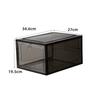 Caja de Zapatos Transparente de Plástico Apilable con Zapatero de Pared de Celebridad de Internet Aj Zapatillas Zapatero a Prueba de Polvo Caja de Almacenamiento de Zapatos Engrosada