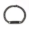 Pulsera Geométrica Curva de Acero Inoxidable, Moderna y Sencilla, Unisex, Estilo Europeo y Americano, Cadena Cubana Doble Anillo Hecha a Mano Transfronteriza