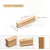 Puxador de Madeira para Porta de Armário Gaveta Armário Madeira Maciça Cor Natural Madeira Estilo Moderno Minimalista Nórdico Japonês Guarda-roupa Puxador Longo
