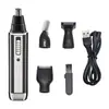 Produto Novo Transfronteiriço Multifuncional 4 em 1 Aparador Elétrico de Pelos do Nariz Masculino Aparador de Costeletas Sobrancelhas Lâmina Barbeador Higiene Masculina