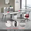Conjunto de escritorio y silla de oficina simple y moderno, adecuado para una sola persona, escritorio de gerente o escritorio ejecutivo