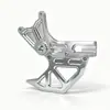 Adecuado para motocicleta Honda CT125, soporte de pinza de freno de disco delantero y trasero tipo "cangrejo pequeño", soporte de fijación de freno de disco modificado de aleación de aluminio