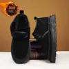 Botas de Neve para Homens e Mulheres, Novo Inverno Veludo Espessado Tamanho Grande Sola Grossa Impermeável e Antiderrapante Sapatos Masculinos Resistentes ao Frio