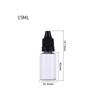 Gotero para Ojos para Mascotas del Fabricante Botella 15ml Botella con Gotero 20ml Botella de Aceite Esencial 30ml Botella de Plástico Transparente