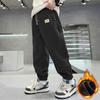 Pantalones de Felpa para Niños al por Mayor Transfronterizos Pantalones de Pana para Niños 2026 Otoño e Invierno Moda Casual Pantalones de Chándal Dropshipping