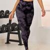 En stock nuevo DARCSPORT cabeza de lobo estampado digital europeo y americano para mujer fitness conjunto sin costuras de sujetador shorts pantalones