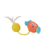Juguetes para Gatos para Entretenimiento Propio, Resistentes a Mordeduras, Bola de Plumas y Sisal, Juguetes Dentales para Gatos, Juguetes Interactivos de Cuerda para Mascotas