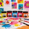 Conjunto de Tintas Acrílicas Marley Dopamina Morandi Maillard para Estudantes de Arte 100ml Grande Capacidade