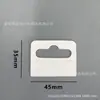 Ganchos para furos de aeronaves em PET, ganchos em caixa de PVC transparente para embalagem, plástico PP colorido para embalagem de caixa de presente, ganchos adesivos