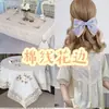 Artesanía de Encaje Fino de Algodón Personalizado al por Mayor Accesorios Decorativos con Tiras de Tela Bordes de Diente de Perro Recortados Material