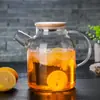 Tetera de Vidrio para Preparar Té para Uso Doméstico, Tetera para Agua Caliente Cocinada a Carbón, Tetera Eléctrica de Cerámica para Preparar Té, Tetera de Vidrio para Agua Fría, Juego de Tazas de Agua