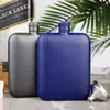 Petaca de Acero Inoxidable 304 de 6 Onzas Portátil Pequeña para Exteriores Botella de Vino Pequeña Regalo de Alta Gama Set de Vino Petaca Plana de Acero Inoxidable