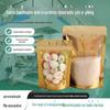 Saco de folha de alumínio dourado saco de embalagem de alimentos translúcido autossuficiente auto-selante chá zíper saco filme de alumínio yin e yang saco chapeado de alumínio