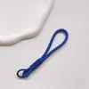 Correa de Muñeca Trenzada Estilo Ins Lanyard Nudado Cuerda Corta de Silicona Colgante Antiperdida para Teléfono Dopamina