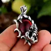 Joyería transfronteriza acero inoxidable al por mayor, estilo punk de comercio exterior personalizado piedra preciosa cola de escorpión titanio acero colgante