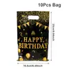 Bolsa de Regalo Portátil Transfronteriza Animales de la Selva Mariposa Sirena Bolsa de Regalo Bolsa de Empaque de Regalo para Fiesta de Cumpleaños Infantil