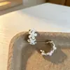 Pendientes de Perla Imitación Florales con Esmalte Goteado, Estilo Nuevo Verano 2026 para Mujer, Diseño de Nicho, Pendientes de Alta Gama y Suaves