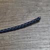 Pulsera de Cordón de Cuero Trenzado Vintage con Alambre Envuelto en el Borde 2mm/3mm/4mm/5/6mm Cordón de Cuero Genuino para Abalorios