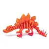 Impresos en 3D Transfronterizos Más Vendidos Esqueleto de Dinosaurio Estegosaurio Articulaciones Deformables Adornos Regalos Hechos a Mano Artesanías Juguetes de Moda Celebridades de Internet