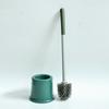 Set de Escobilla de Baño Escobilla de Baño Escobilla de Baño con Base Hogar Mango Largo Polo Engrosado Escobilla de Baño