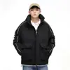 Chaqueta de plumón para trabajo para hombre Invierno Nueva Moda Marca Suelta Cálida Engrosada Plumón de Pato Blanco Moda Delgada Chaqueta Corta