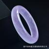 Venta al por mayor del fabricante Pulseras de Jade Imitación de Alta Calidad, Pulseras de Jade Morado Claro de Alto Hielo, Pulseras de Jade de Cuarcita, Pulseras de Jade Luna Blanca