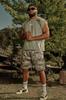 Youngla Verano Nuevo Pantalones Cortos Jogger para Hombre Estampado Completo 3D Deporte Fitness Secado Rápido Transpirable Entrenamiento Pantalones de Playa
