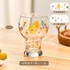 Caneca de Cerveja Coelho Preocupado, Copo Estético de Alto Valor para Meninas, Copo de Suco de Vidro Fofo, Copo de Leite Desenho Animado para Uso em Casa e no Escritório