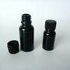Garrafa de vidro preto para óleo essencial 5ml atacado, garrafa de óleo de massagem, garrafa de vidro para óleo essencial de pigmento 10ml