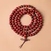 Atacado Sandália de Sangue Sândalo Africano Folha Pequena Sândalo Vermelho Contas Budistas, Vários Estilos e Especificações, Pulseiras Estilo Étnico, Contas de Rosário