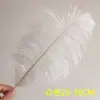 Plumas de Avestruz Reales 10-80CM Blancas Decoraciones para Pasillo de Boda Centros de Mesa Plumas de Avestruz DIY Accesorios Decorativos de Plumas Plumas Grandes