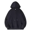 Nueva sudadera con capucha gruesa de forro polar de peso pesado transfronteriza de 360 g, color liso, unisex, serie de colores caramelo, versátil