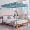 Mosquitero Tela Superior a Prueba de Polvo Tela Superior Negra A Prueba de Polvo A Prueba de Viento Cubierta Superior Estilo Princesa Dormitorio Cama Cubierta Superior Tela Una Pieza Hogar Cama Doble