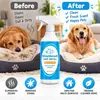 KineShineX Spray Removedor de Olores para Mascotas del Hogar Seguro para Múltiples Superficies Eliminación de Manchas de Orina de Mascotas y Freshener