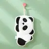 Toalla de Mano de Dibujos Animados Lindos Estilo Coreano Colgante Absorbente de Agua Secado Rápido Limpiar Triple Capa Engrosada Felpa de Coral Pañuelo de Cocina