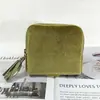 Exquisita Bolsa de Almacenamiento para Joyería con Cremallera de Borla, Bolsita para Joyas para Anillos, Colgantes, Pulseras, Bolsa Portátil de Almacenamiento para Joyería