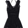 Traje de baño para Mujer Verano Hada Una Pieza 2025 Nuevo Conservador Estilo Falda Look Adelgazante Cubre Vientre Traje de Baño Negro Sexy Coreano Ins