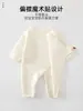 Mameluco cálido de mariposa para bebé para otoño e invierno, ropa de recién nacido Clase A, mameluco unisex para bebé, traje de una pieza engrosado para gatear
