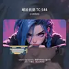 Jinx League of Legends Alfombrilla de Ratón Grande para Escritorio de Computadora Alfombrilla para Teclado Gaming Alfombrilla Antideslizante para Ratón