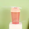 Suministro directo de fábrica 400 ml taza creativa con asa para batidos de proteína taza de plástico para fitness taza para té de frutas